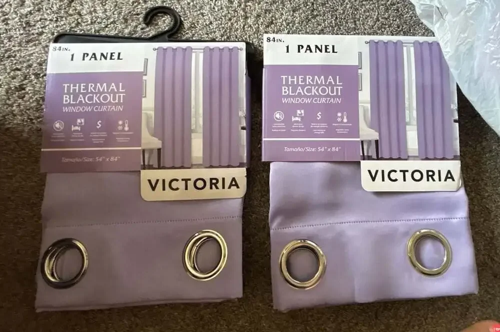 TWO Victoria One Panel Thermal Blackout Curtains